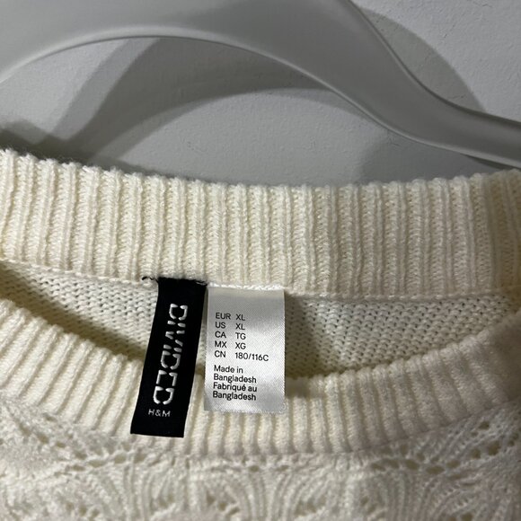 Cream/Ivory cropped sweater - Picture 2 of 3